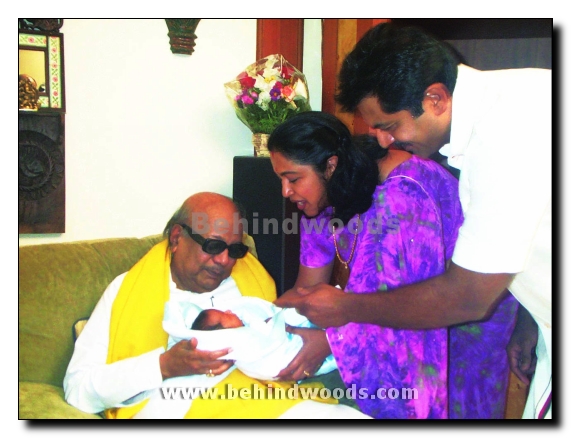 Sarath Kumar couple with DMK President